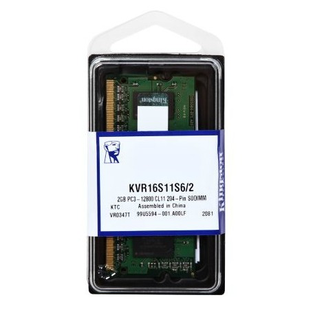 Kingston 2GB 204-Pin DDR3 SO-DIMM DDR3 1600 (PC3 12800)